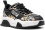 Versace Jeans Couture Logo Brush Couture-print sneakers Black - Thumbnail 2