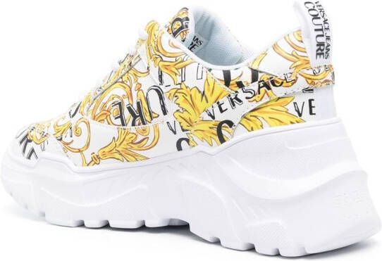 Versace Jeans Couture Fondo Speedtrack Logo Couture-print sneakers White