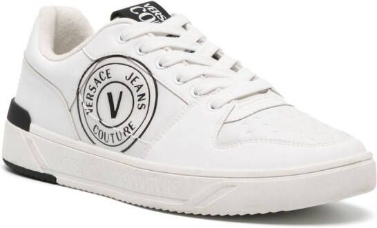 Versace Jeans Couture V-Emblem logo-print sneakers White