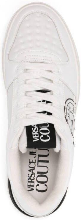 Versace Jeans Couture V-Emblem logo-print sneakers White