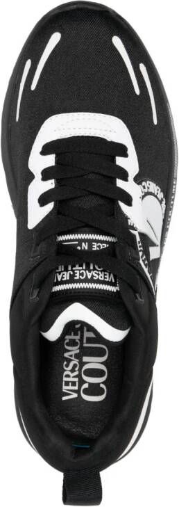 Versace Jeans Couture logo-embossed lace-up sneakers Black