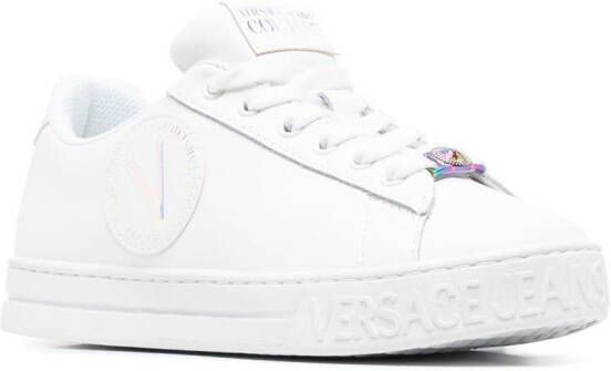 Versace Jeans Couture logo low-top sneakers White