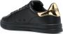 Versace Jeans Couture logo-patch leather low-top sneakers Black - Thumbnail 3