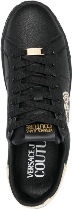 Versace Jeans Couture logo-patch low-top sneakers Black