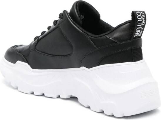 Versace Jeans Couture logo-patch low-top sneakers Black