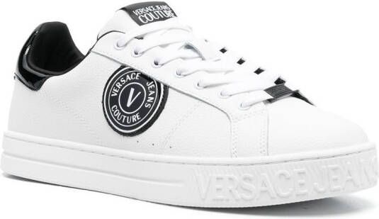 Versace Jeans Couture logo-patch low-top sneakers White