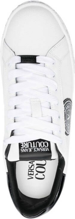 Versace Jeans Couture logo-patch low-top sneakers White