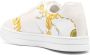Versace Jeans Couture logo-patch round-toe sneakers White - Thumbnail 3