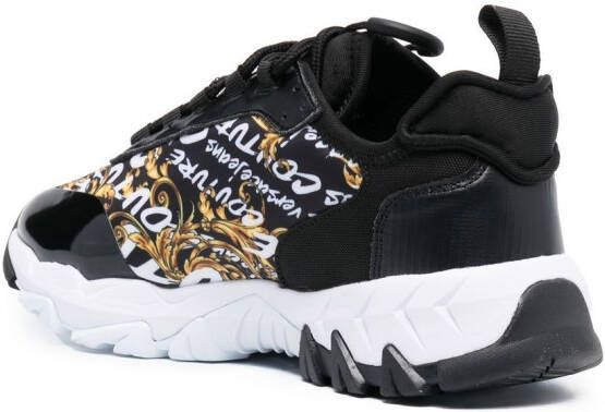Versace Jeans Couture logo-patch sneakers Black