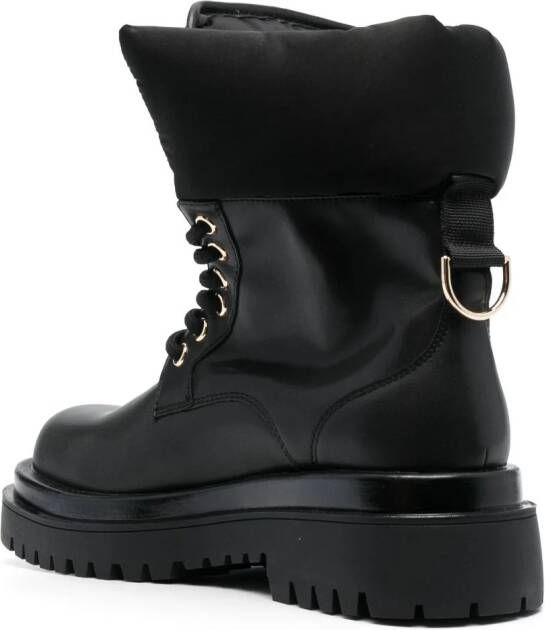 Versace Jeans Couture logo-print ankle-length boots Black