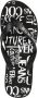 Versace Jeans Couture logo-print flip flops Black - Thumbnail 4