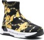 Versace Jeans Couture logo-print hi-top sneakers Black - Thumbnail 2