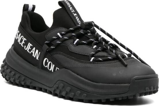 Versace Jeans Couture logo-print lace-up sneakers Black