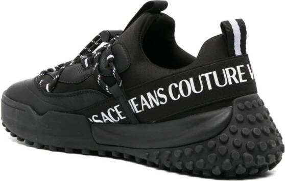 Versace Jeans Couture logo-print lace-up sneakers Black