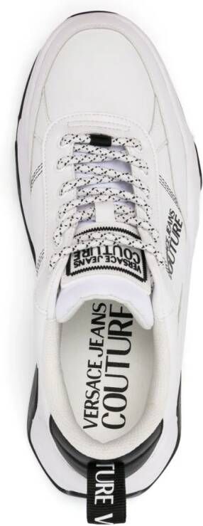 Versace Jeans Couture logo-print lace-up sneakers White