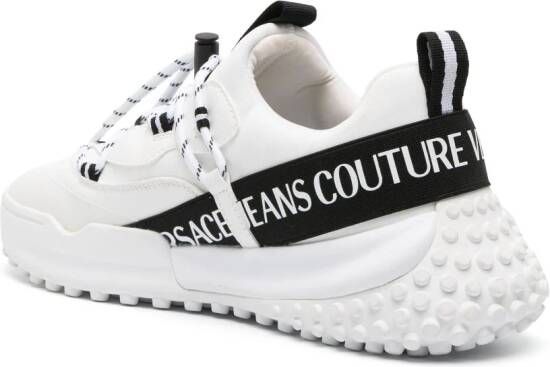 Versace Jeans Couture logo-print lace-up sneakers White