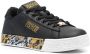 Versace Jeans Couture logo-print leather sneakers Black - Thumbnail 2