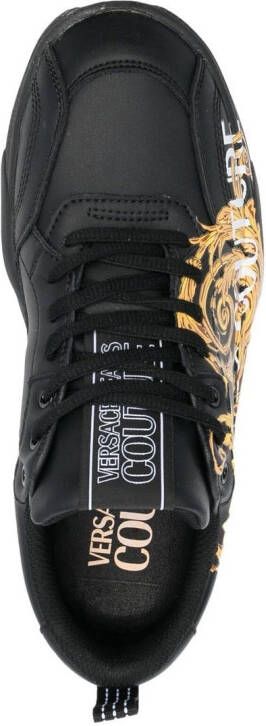 Versace Jeans Couture logo-print low-top sneakers Black