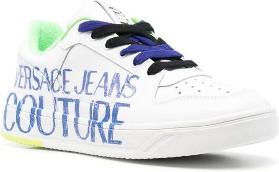 Versace Jeans Couture logo-print low-top sneakers White