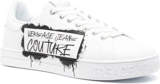 Versace Jeans Couture logo-print low-top sneakers White