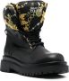 Versace Jeans Couture logo-print round-toe boots Black - Thumbnail 2