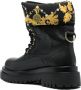 Versace Jeans Couture logo-print round-toe boots Black - Thumbnail 3