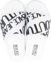 Versace Jeans Couture logo-print slides White - Thumbnail 4