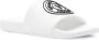 Versace Jeans Couture logo print slides White - Thumbnail 2