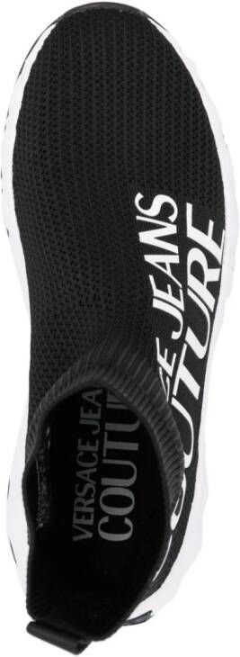 Versace Jeans Couture logo-print sock sneakers Black