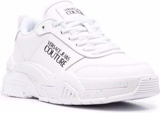 Versace Jeans Couture logo print sneakers White