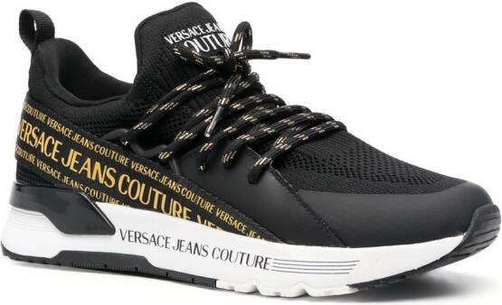 Versace Jeans Couture logo-tape low-top sneakers Black