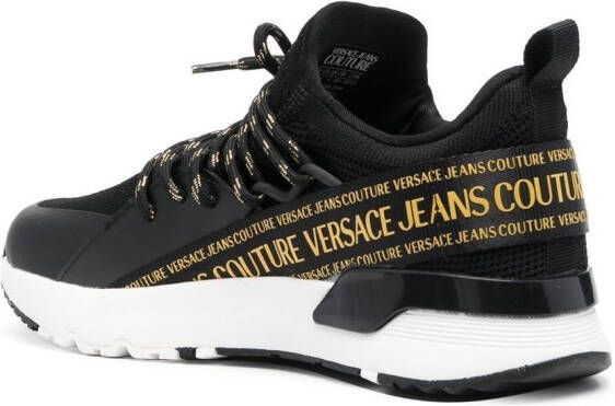 Versace Jeans Couture logo-tape low-top sneakers Black