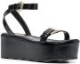 Versace Jeans Couture Mallory platform sandals Black - Thumbnail 2