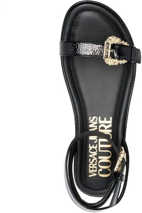Versace Jeans Couture Mallory platform sandals Black