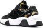 Versace Jeans Couture mesh-panel low-top sneakers Black - Thumbnail 3