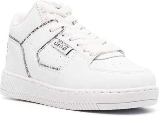 Versace Jeans Couture Meyssa logo-print high-top sneakers White