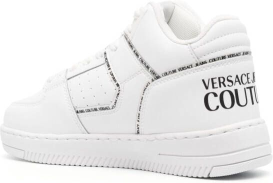 Versace Jeans Couture Meyssa logo-print high-top sneakers White