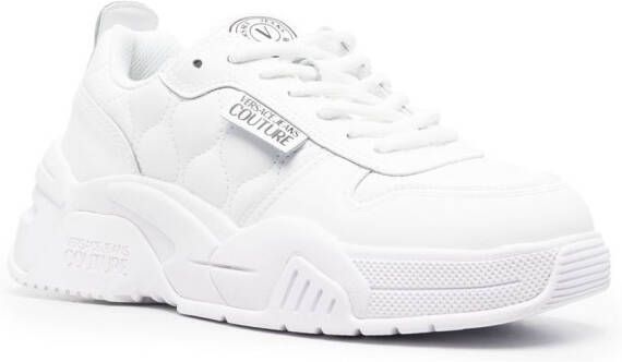 Versace Jeans Couture padded panel sneakers White