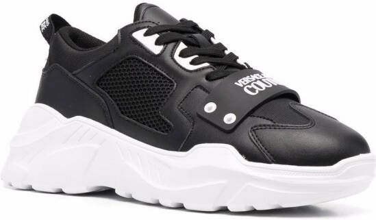 Versace Jeans Couture panelled chunky sneakers Black