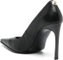 Versace Jeans Couture pointed-toe 100mm leather pumps Black - Thumbnail 3