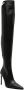 Versace Jeans Couture pointed-toe faux-leather knee boots Black - Thumbnail 2