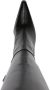 Versace Jeans Couture pointed-toe faux-leather knee boots Black - Thumbnail 4