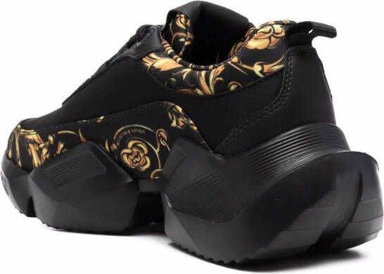Versace Jeans Couture Regalia Baroque print sneakers Black