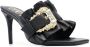 Versace Jeans Couture ruffle buckle-detail 95mm sandals Black - Thumbnail 2