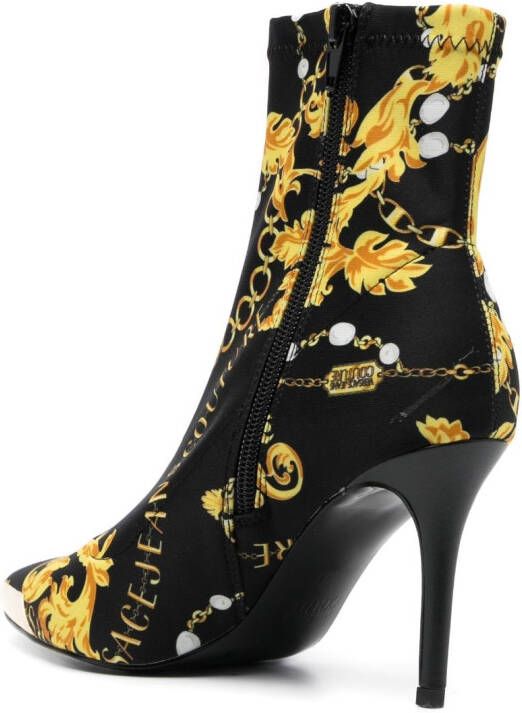 Versace Jeans Couture Scarlett 110mm ankle boots Black