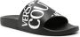 Versace Jeans Couture Shelly logo-embossed slides Black - Thumbnail 2