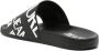 Versace Jeans Couture Shelly logo-embossed slides Black - Thumbnail 3