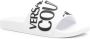 Versace Jeans Couture Shelly logo-embossed slides White - Thumbnail 2