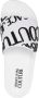 Versace Jeans Couture Shelly logo-embossed slides White - Thumbnail 4