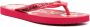 Versace Jeans Couture side logo-print flip flops Red - Thumbnail 2